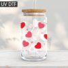 Lollipop Hearts UV DTF Glass Can Wrap