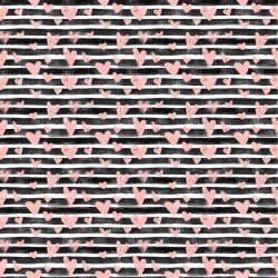 Stripe Hearts seamless seamless (vinyl)