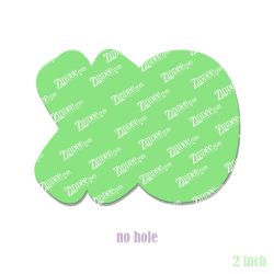 Alternative view of Hugs Kisses XO Acrylic Blank- Sticker- UV DTF (2 inch) NO HOLE