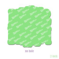 Alternative view of Living The Dream Acrylic Blank- Sticker- UV DTF (2 inch) NO HOLE