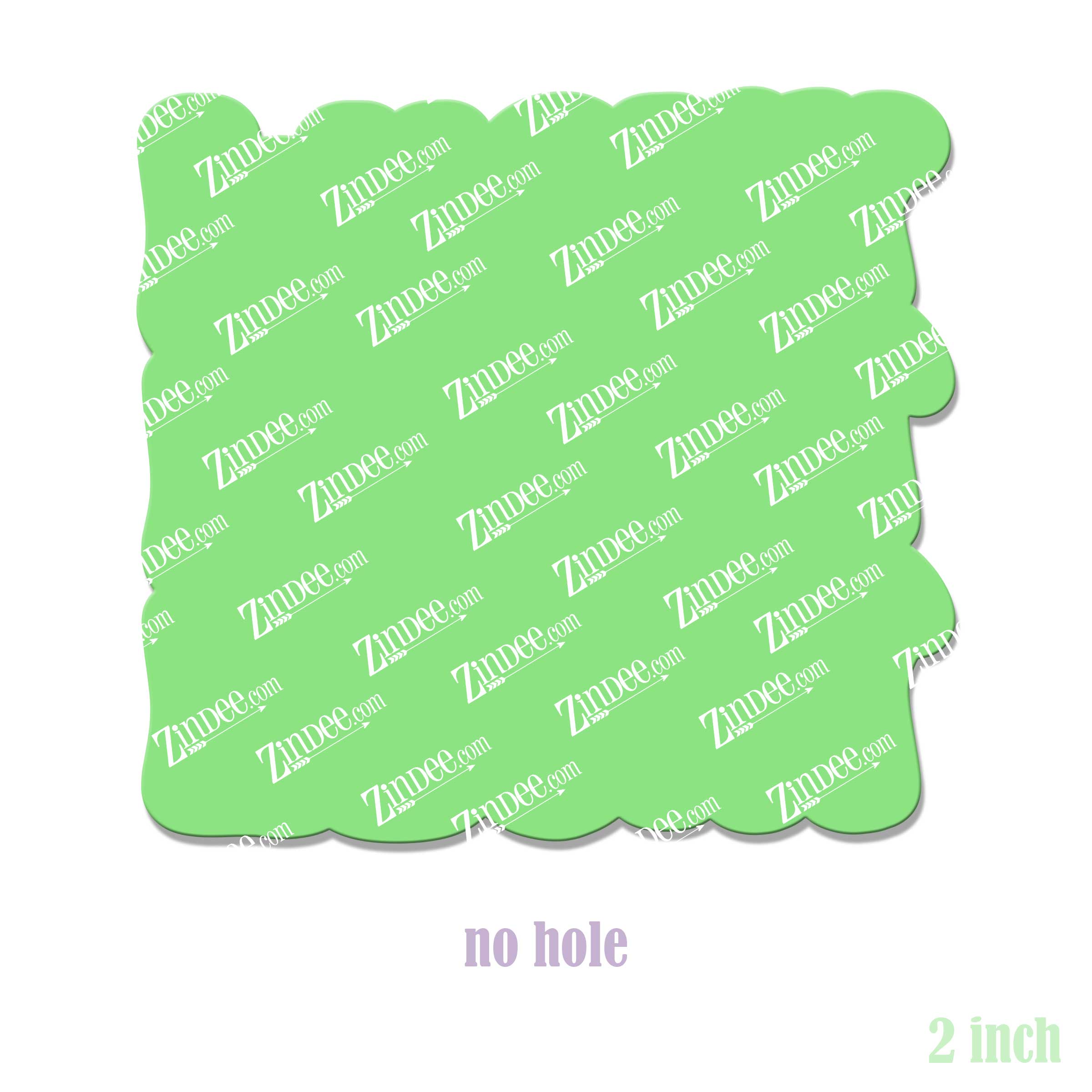 Lucky Lucky Lucky Acrylic Blank- Sticker- UV DTF (2 inch) NO HOLE - Image 2