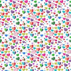 Confetti Hearts seamless (vinyl)
