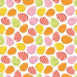 Decorated Easter Eggs seamless (vinyl)