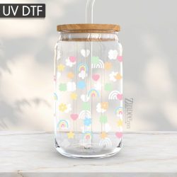 Lucky UV DTF Glass Can Wrap