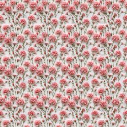 Pink Floral Embroidery seamless (vinyl)