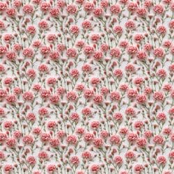 Pink Floral Embroidery seamless (vinyl)
