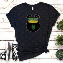 Pot of Gold With Legs (HTV ready to press)