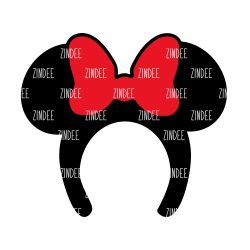 Girl Mouse Headband Acrylic Blank- Sticker- UV DTF (3 inch)