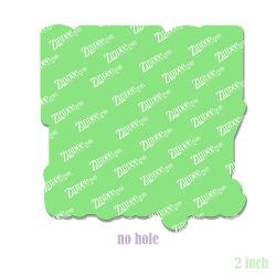 Alternative view of Punch Today In The Face Acrylic Blank- Sticker- UV DTF (2 inch) NO HOLE