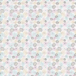 Doodle Flowers seamless (vinyl)