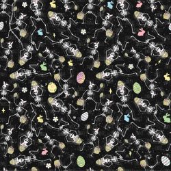 Skeleton Bunnies seamless (vinyl)