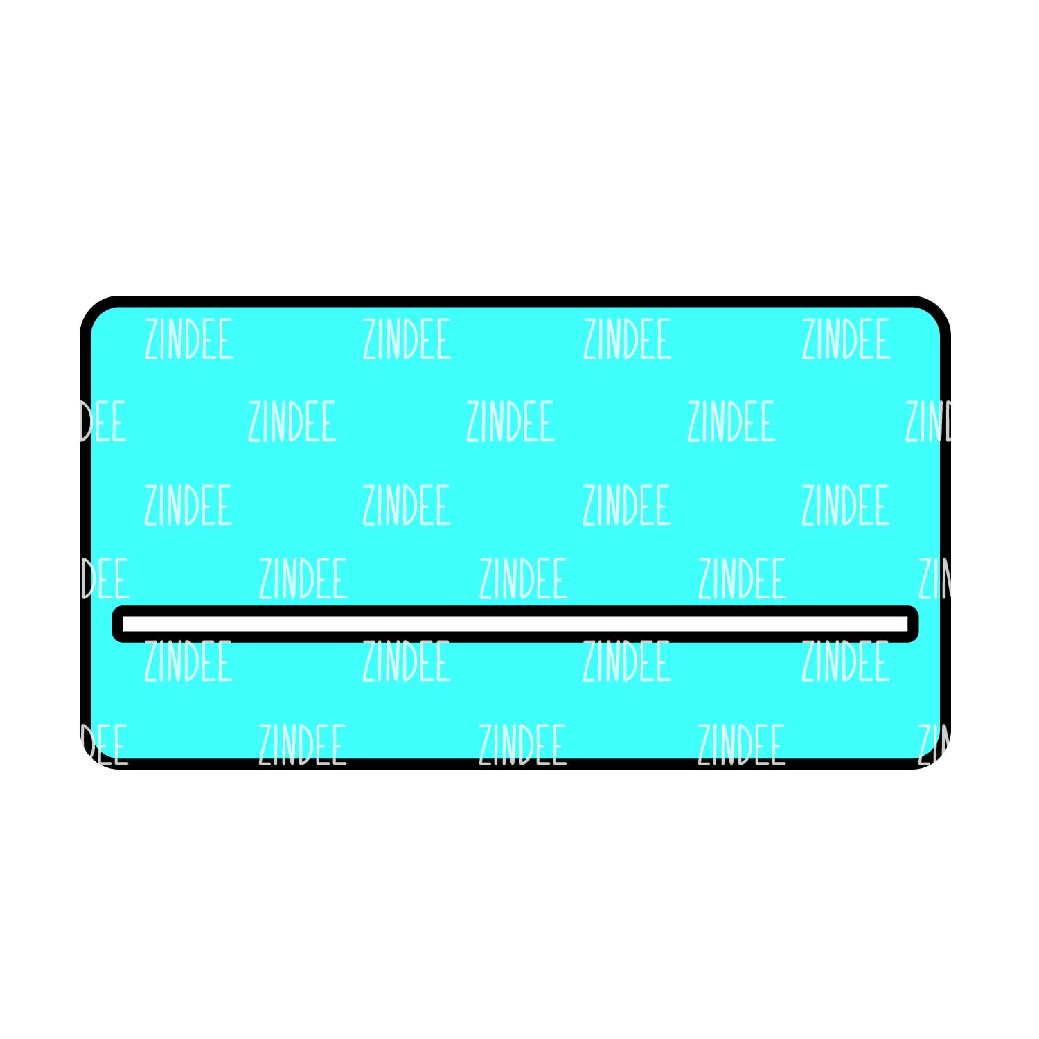 12 Slot Badge Reel Display Stand (White Acrylic) - Image 2