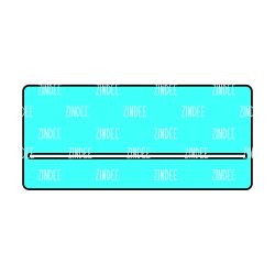 Alternative view of 20 Slot Badge Reel Display Stand (White Acrylic)