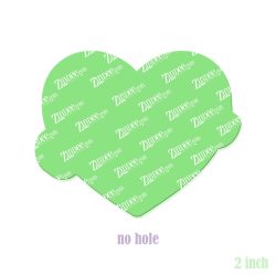 Alternative view of Checkered Nurse Heart Acrylic Blank- Sticker- UV DTF (2 inch) NO HOLE