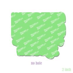 Alternative view of Due Dates Are Overrated Acrylic Blank- Sticker- UV DTF (2 inch) NO HOLE