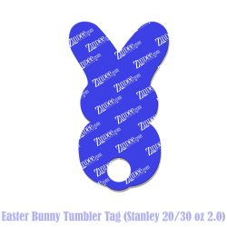 Easter Bunny Tumbler Tag (Stanley 20/30 oz 2.0)