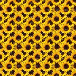 Full Bloom Sunflowers seamless (vinyl)