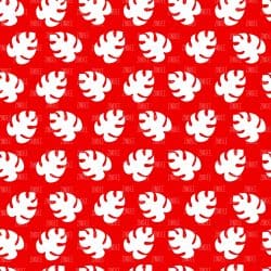 Hawaiian White Leaves seamless (vinyl)