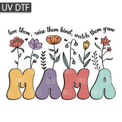 Mama Love Them UV DTF Decal