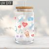 Medical Love UV DTF Glass Can Wrap