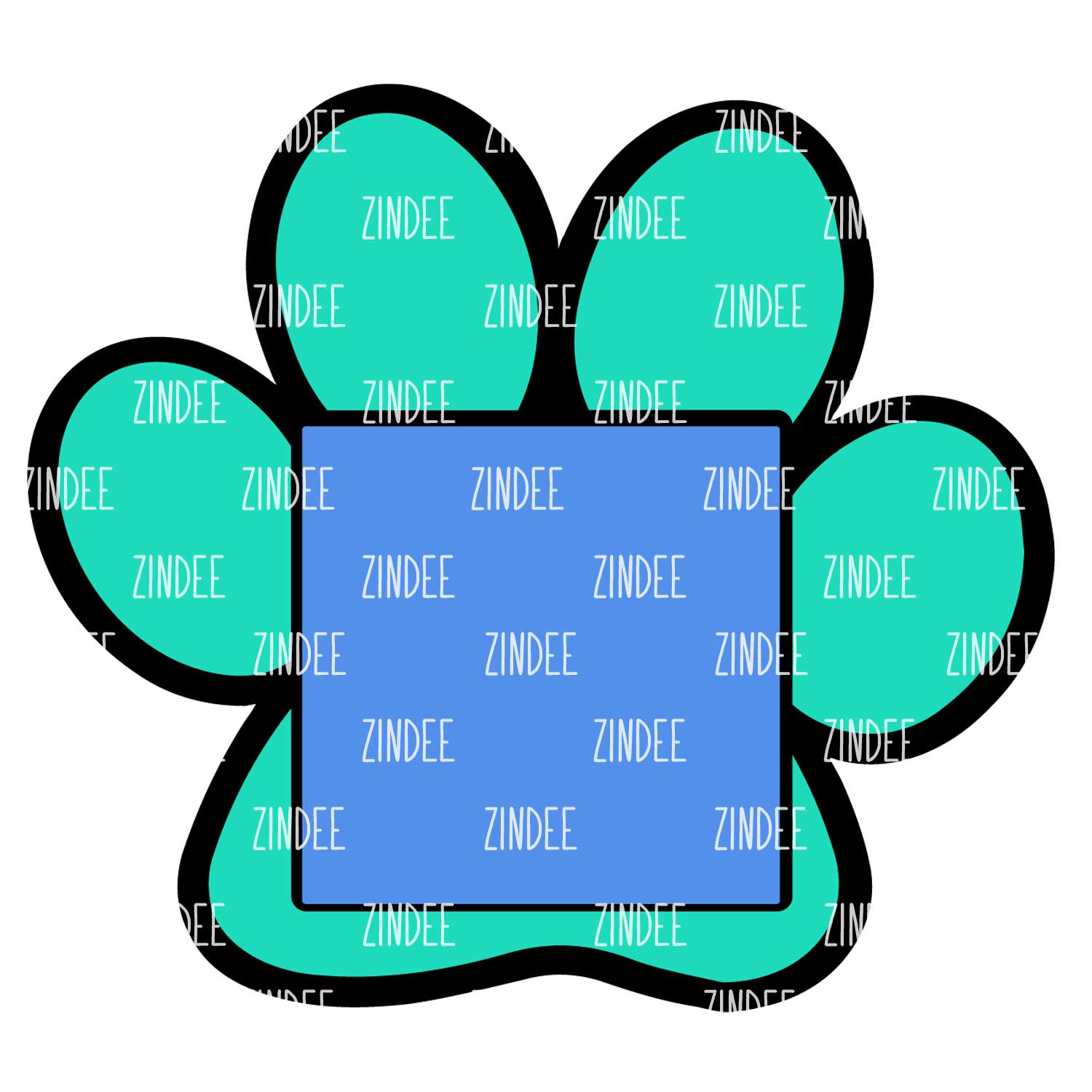 Paw Print Sticky Note Holder - Image 2