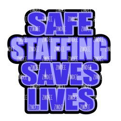Safe Staffing Acrylic Blank- Sticker- UV DTF (2 inch) NO HOLE