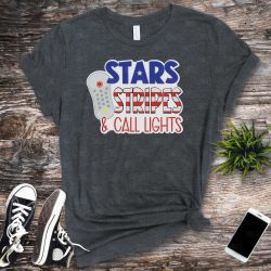 Stars Stripes and Call Lights (HTV ready to press)