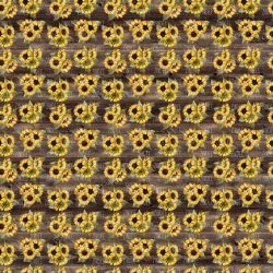 Sunflower Bunches Wood seamless (vinyl)