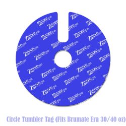 Circle Tumbler Tag (fits brumate era 30/40 oz)