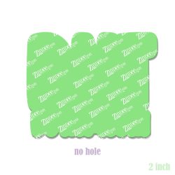 Alternative view of DNT Do Not Touch Acrylic Blank- Sticker- UV DTF (2 inch) NO HOLE