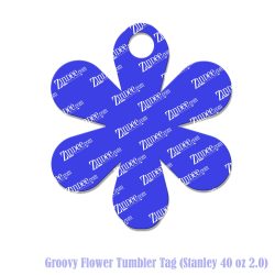 Groovy Flower Tumbler Tag (Stanley 40 oz 2.0)