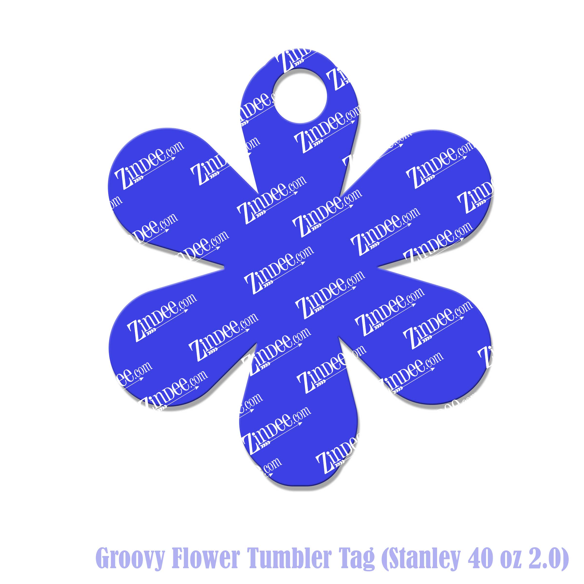 Groovy Flower Tumbler Tag (Stanley 40 oz 2.0)