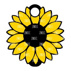 Alternative view of Sunflower Tumbler Tag (Stanley 20/30 oz 2.0)