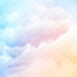 Fluffy Pastel Clouds (vinyl)