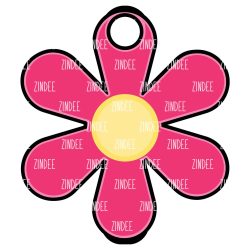 Alternative view of Groovy Flower Tumbler Tag (Stanley 40 oz 2.0)