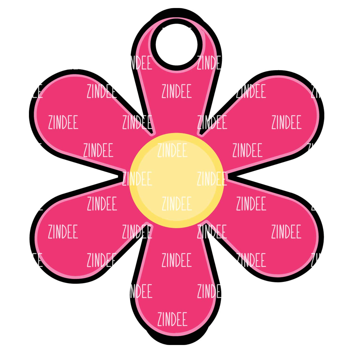 Groovy Flower Tumbler Tag (Stanley 40 oz 2.0) - Image 2