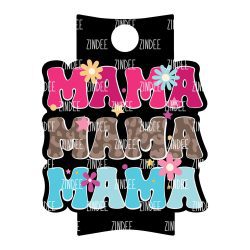 Alternative view of Mama Mama Mama Tumbler Tag (Stanley 40 oz)