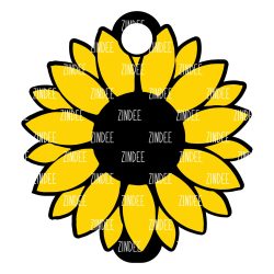 Alternative view of Sunflower Tumbler Tag (Stanley 40 oz 2.0)