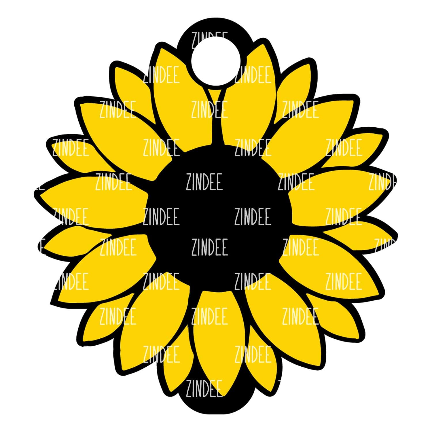 Sunflower Tumbler Tag (Stanley 40 oz 2.0) - Image 2