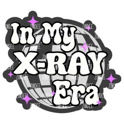 X-Ray Era Acrylic Blank- Sticker- UV DTF (3 inch)