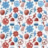 4th of July seamless (vinyl)
