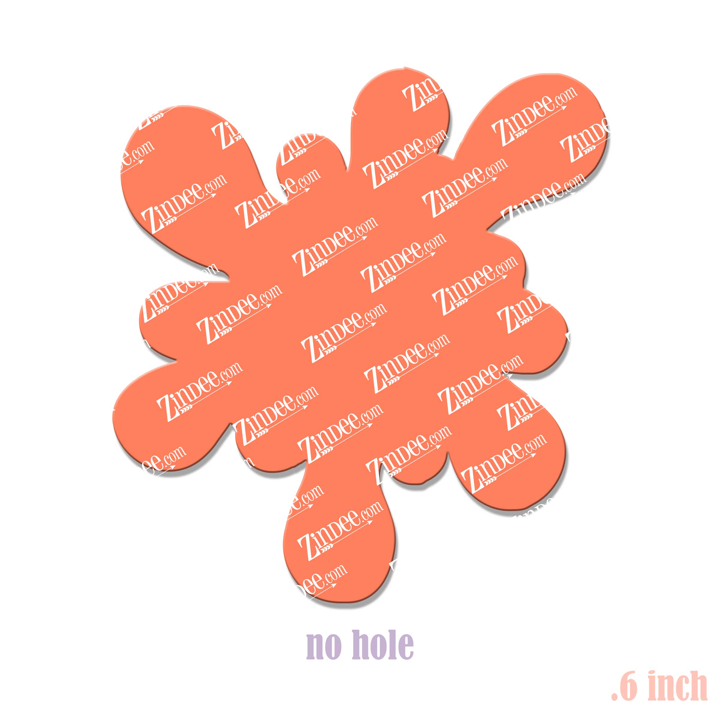 Germ .6 inch (shaker filler) NO HOLE (10 Pack)