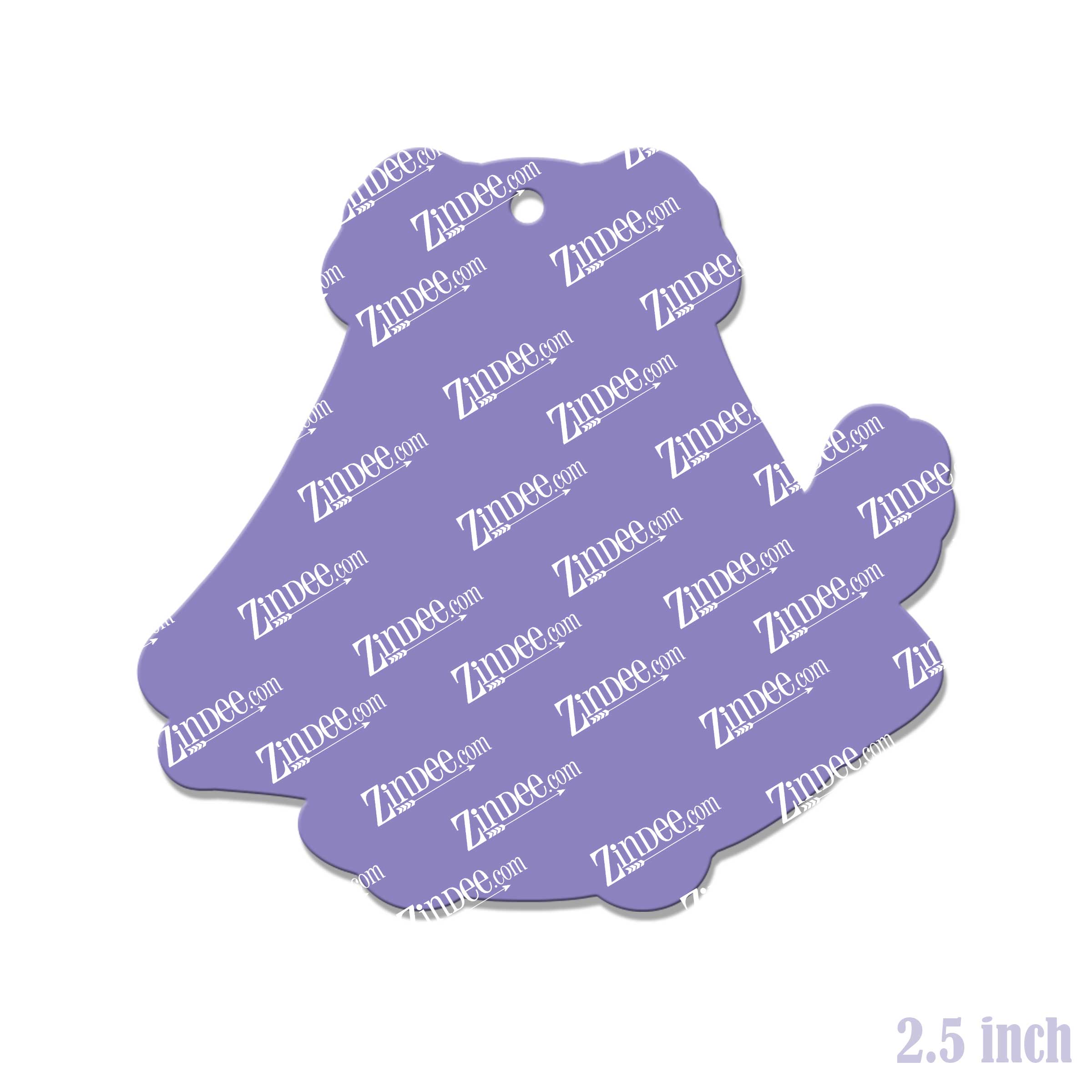 Ghost Dog Acrylic Blank- Sticker- UV DTF (2.5 inch) - Image 2