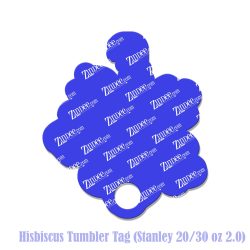 Hibiscus Tumbler Tag (Stanley 20/30 oz 2.0)
