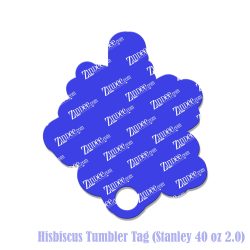 Hibiscus Tumbler Tag (Stanley 40 oz 2.0)