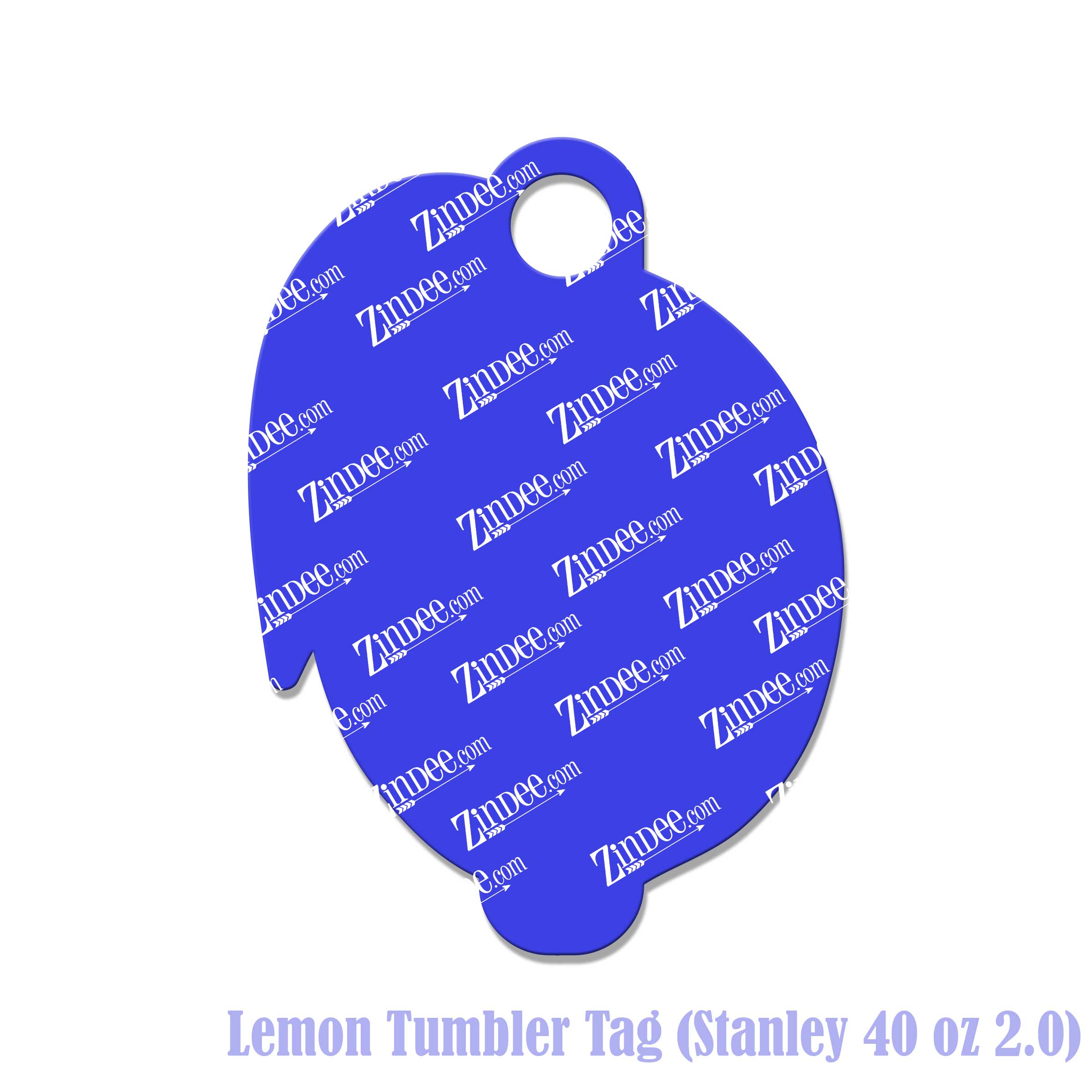 Lemon Tumbler Tag (Stanley 40 oz 2.0)