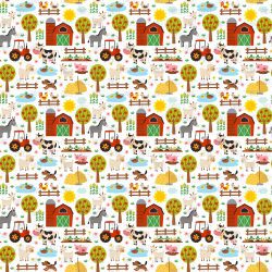 Farm Animals seamless (vinyl)