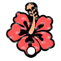 Alternative view of Hibiscus Tumbler Tag (Stanley 20/30 oz 2.0)