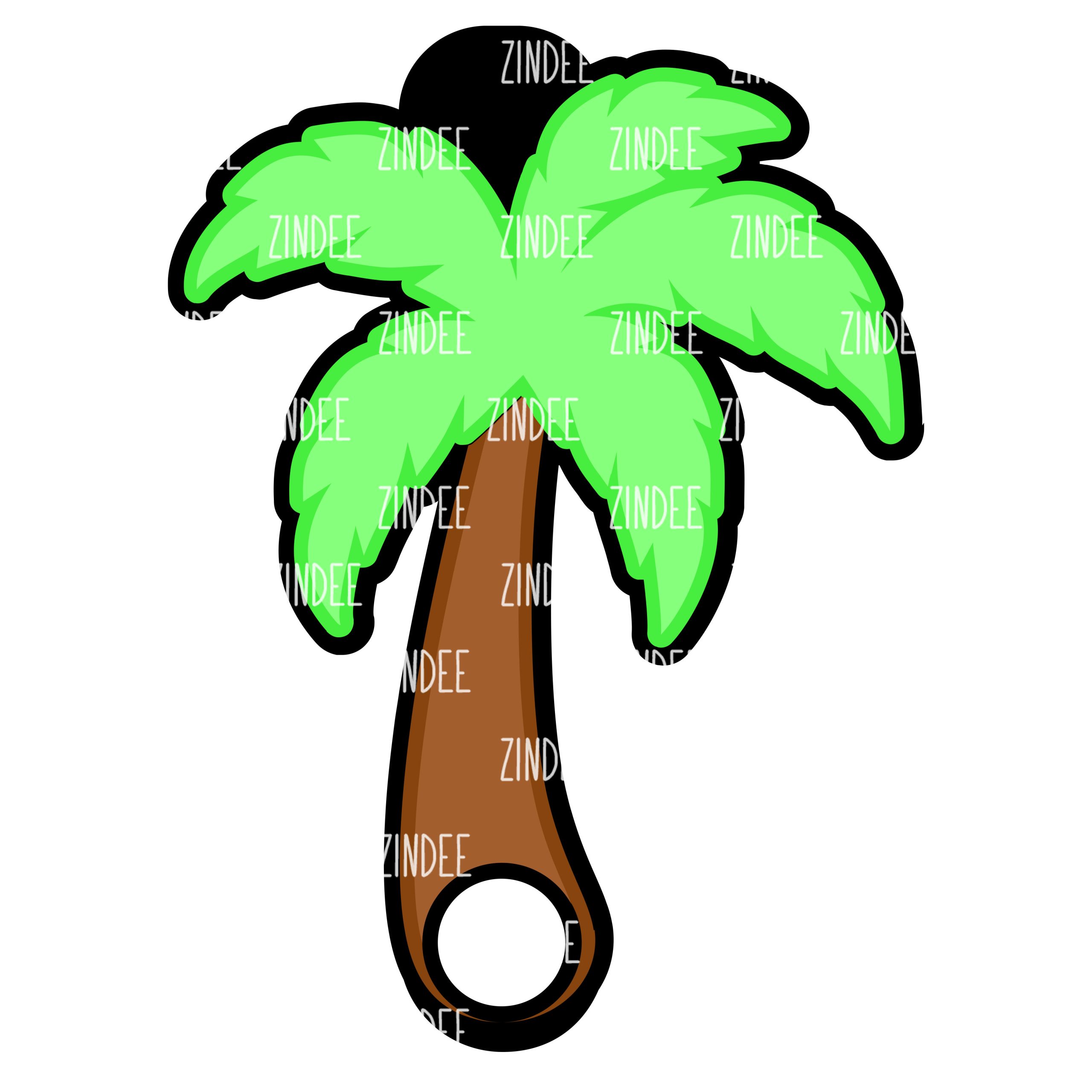 Palm Tree Tumbler Tag (Stanley 40 oz 2.0) - Image 2