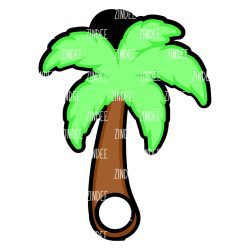 Alternative view of Palm Tree Tumbler Tag (Stanley 20/30 oz 2.0)